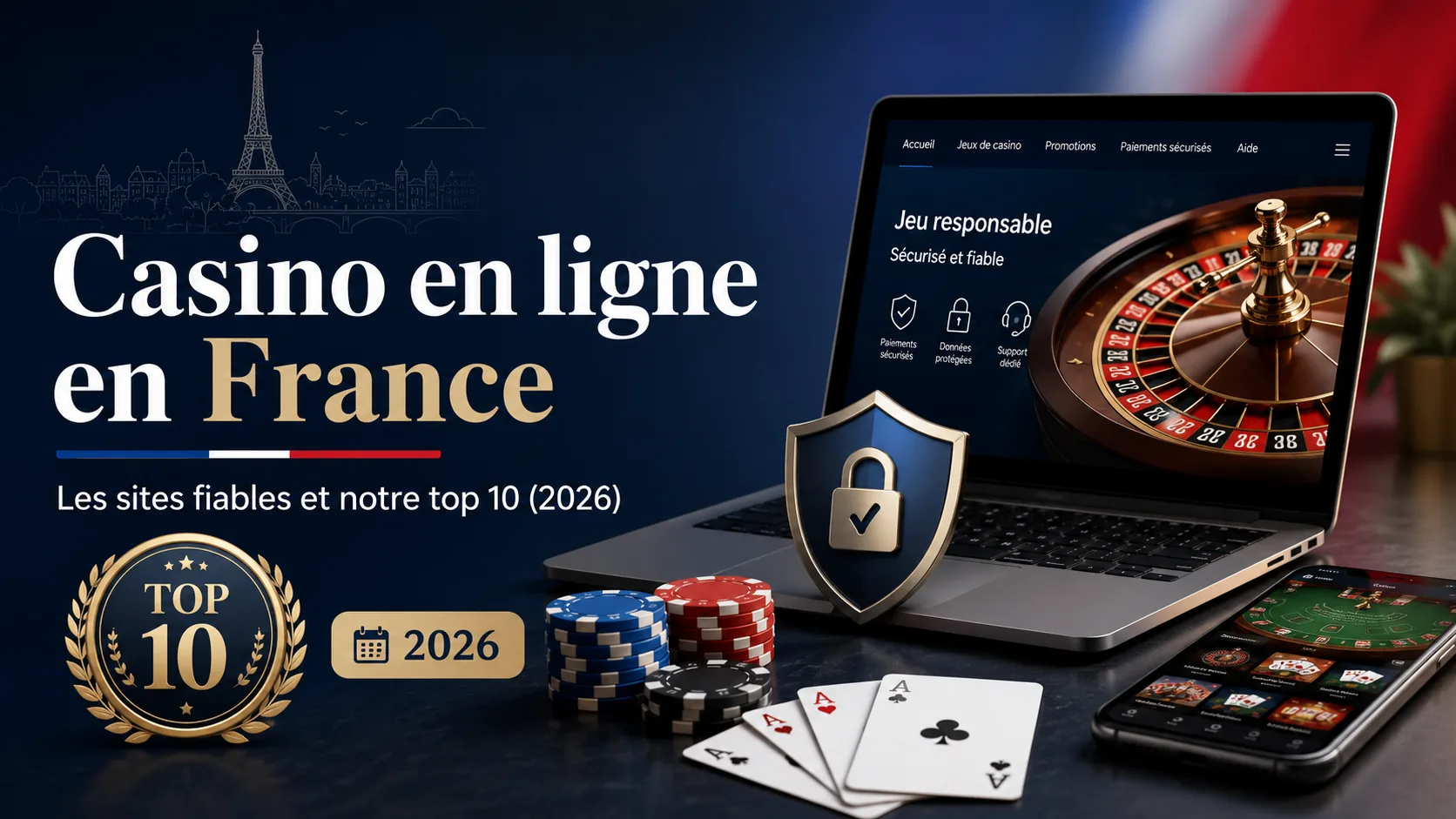Notre top 10 des casinos en ligne en France en 2026 : sites fiables et sécurisés